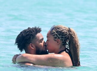 Karl-Anthony Towns Kisses Jordyn Woods During Vacation With Paul George