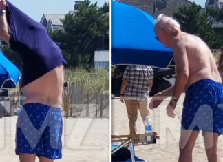President Biden Goes Shirtless for Another Delaware Beach Day