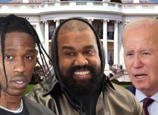 Travis Scott Raps About Picking Kanye West Over Joe Biden in 2024