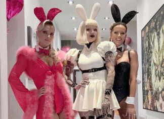 Kate Beckinsale Dons Playboy Bunny Outfit for Her 50th Birthday
