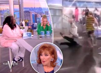 Joy Behar face plants on ‘The View’ after missing her seat