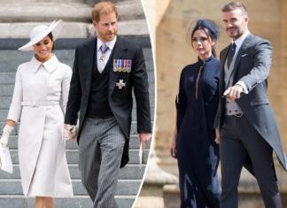‘Furious’ David Beckham ends friendship with Prince Harry, Meghan Markle : source
