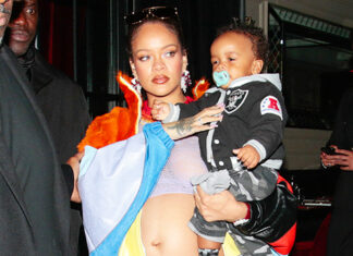 Pregnant Rihanna Bares Baby Bump In Crop Top, Unbuttoned Jeans: Photo – Hollywood Life
