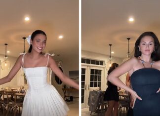 Hailey Bieber Fans Flip Out on Selena Gomez Over 'Copycat' Girls Lineup