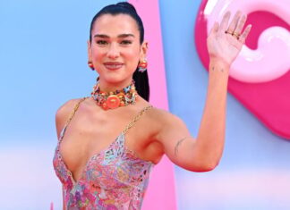 Dua Lipa Puts a Mermaidcore Spin On the Exposed Underwear Trend