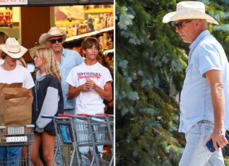 Kevin Costner Takes Kids To Aspen For Summer Vacation