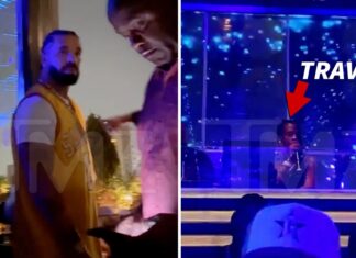 Drake, Travis Scott, French Montana Party at Dream Hotel in NYC