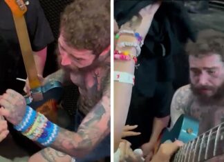 Post Malone Gives Young Fan $5K Guitar At Tampa Concert