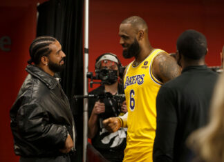 Drake Walks Out With Lebron & Bronny, Reveals New Album Cover