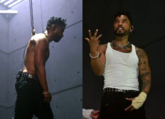Miguel Hangs From Back Piercings At ‘Viscera Experience’ Concert