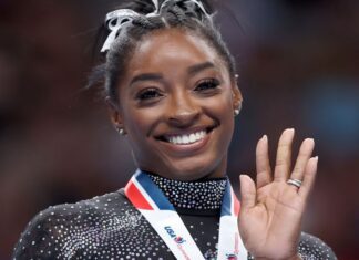 Simone Biles Wins Makes History At US Gymnastics Championships