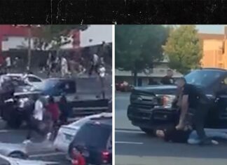 Truck Drives Through Crowd, Hits Man As Driver Flees Cops in ATL Street Takeover
