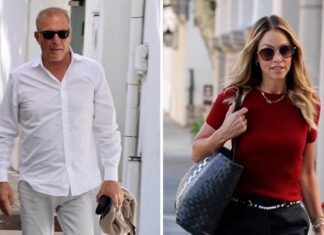 Kevin Costner Wears All White To Divorce Deposition With Estranged Wife Christine
