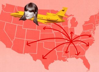 Taylor Swift’s Jets Spent 166 Hours in Air During Eras Tour