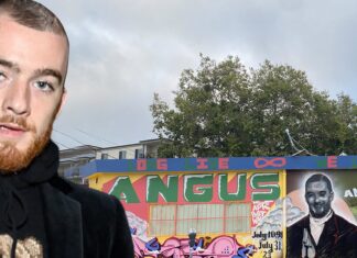 Angus Cloud's Friends Paint Mural in Oakland to Honor Late Actor