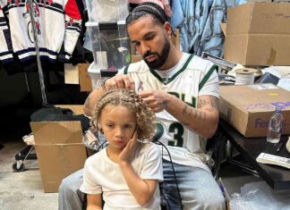 Drake Does Son Adonis Graham’s Hair in Instagram Post