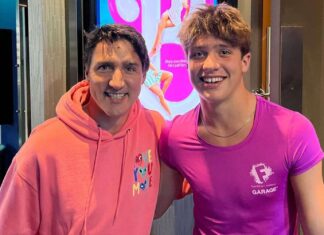 Justin Trudeau and Son Xavier Wear Pink to Watch ‘Barbie’ Movie Together