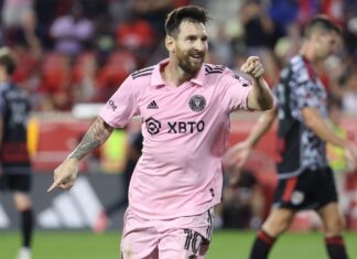 Lionel Messi plays and scores, thrilling fans at Red Bull Arena