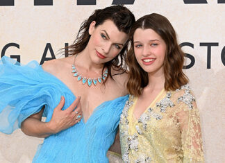 Milla Jovovich & Daughter Ever Gabo Rock Denim Shorts While Shopping – Hollywood Life