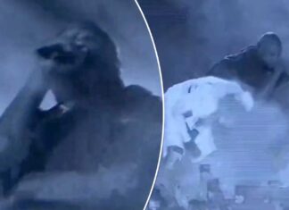 Kanye West performs with Travis Scott — his first show since antisemitic rants