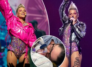 Pink fan who went into labor at concert gives singer bizarre tribute