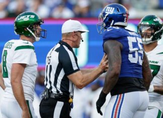 Jihad Ward-Aaron Rodgers feud adds spice to Giants-Jets battle