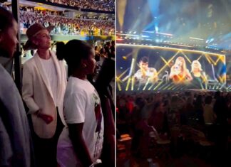 Charlize Theron Celebrates ‘Best Birthday Ever’ at Taylor Swift Eras Tour