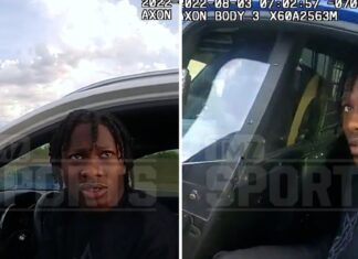 Marquise Brown Arrest Video Shows Cop Ordering NFL Star Out Of Car, Scolding Him