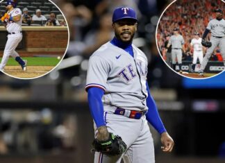 Aroldis Chapman’s struggling as pressure mounts on Rangers