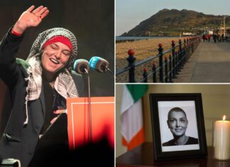 Sinéad O’Connor’s family reveals public tribute on day of singer’s funeral