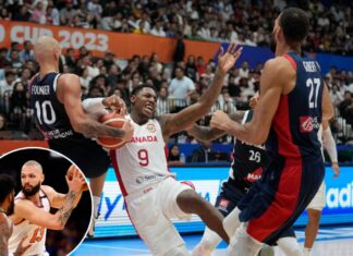 RJ Barrett’s trash talk with Evan Fournier falls short in FIBA opener