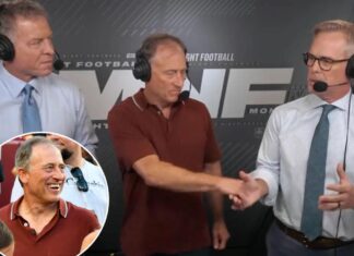 Josh Harris butchers handshake with Joe Buck in awkward video