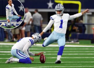 Cowboys tap USFL, ex-soccer star Brandon Aubrey at kicker