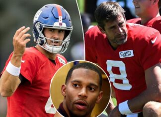 Aaron Rodgers will lift Jets, but New York is Giants’ town: Victor Cruz