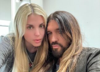Billy Ray Cyrus and Fiancée Firerose Make Their Red Carpet Debut