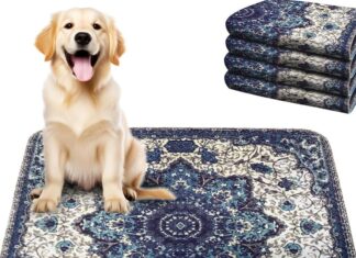 Genius! These Reusable Pee Pads for Dogs Look Like Area Rugs