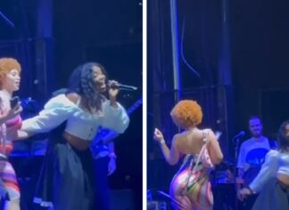 SZA Gets a Surprise Visit from Ice Spice During NYC Show