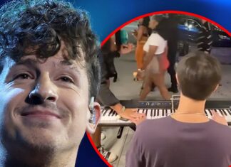 Charlie Puth Encourages Street Performer From Piano Smash, Invites Him to Show