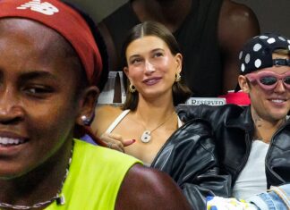 Justin and Hailey Bieber Give Coco Gauff Inspiration to Win US Open Match