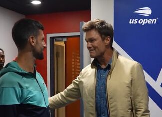 Novak Djokovic Meets Tom Brady After Semifinal Win at US Open