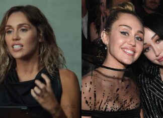Miley Cyrus Says Younger Sister Noah Took Near-Nude Vanity Fair Photo