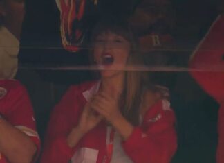 Taylor Swift Watching Chiefs Game In Person with Travis Kelce's Mom