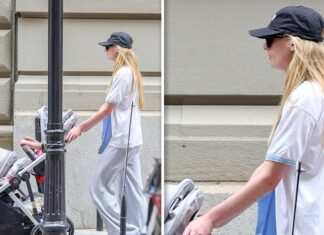 Sophie Turner Spending Time with Her Kids After Night Out with Taylor Swift