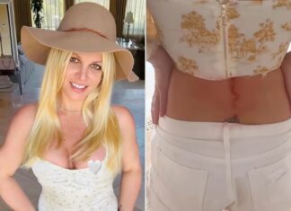 Britney Spears Debuts New Snake Tattoo amid Sam Asghari Divorce: Video
