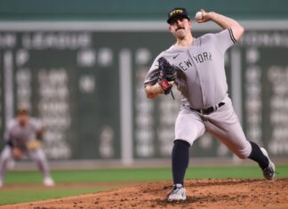 Yankees’ Carlos Rodon recovers from rough start in solid outing