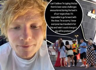 Ed Sheeran cancels Las Vegas concert at last minute, fans disgusted after waiting in 100-degree heat