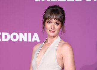 Leighton Meester Is Giving Vintage Blair Waldorf at Milan Fashion Week