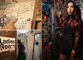 Musical comedian Caitlin Cook writes songs based on bathroom graffiti