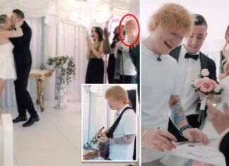 Ed Sheeran crashes Vegas wedding to serenade bride and groom