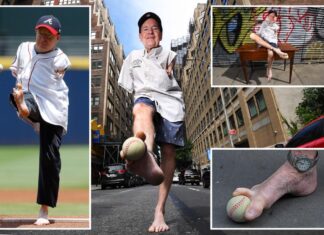 Avid baseball fan with no arms to throw out first pitch at Yankee Stadium
